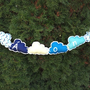 Felhő formájú neves babaszoba / gyerekszoba dekoráció pöttyös - otthon & lakás - dekoráció - Meska.hu