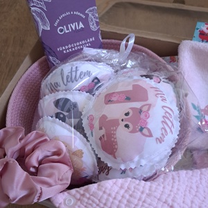 BabyMamiBox - Babaváró - Erdei állatos - játék & sport - babalátogató ajándékcsomag - Meska.hu