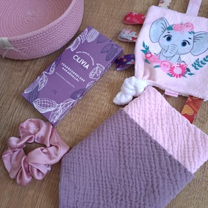 BabyMamiBox - Babaváró - Szafari lányos - játék & sport - babalátogató ajándékcsomag - Meska.hu