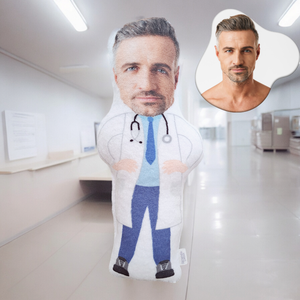 Kicsi én formapárna - doktor bácsi , Otthon & Életmód, Lakástextil, Párna & Párnahuzat, Fotó, grafika, rajz, illusztráció, Varrás, MESKA