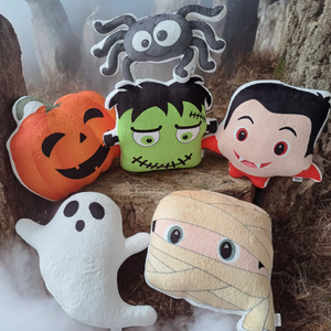 Pók formapárna  - otthon & életmód - dekoráció - halloween - halloweeni dekoráció - Meska.hu