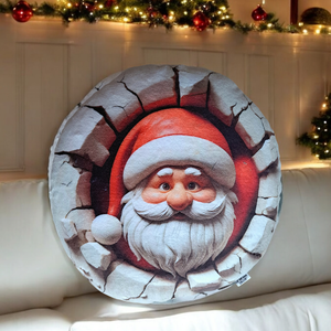3D Mikulás formapárna  - karácsony - karácsonyi lakásdekoráció - karácsonyi lakásdíszek - Meska.hu