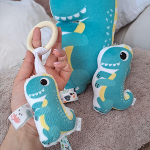 Fa karikás rágóka - dínó (t-rex) - játék & sport - 3 éves kor alattiaknak - rágóka - Meska.hu