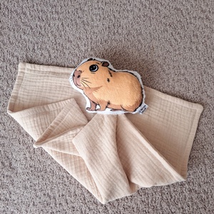 SzundiZoo szundikendő capybara - játék & sport - plüssállat & játékfigura - más figura - Meska.hu