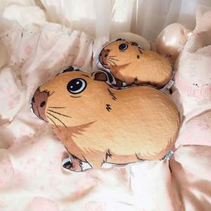 Capybara szundipajti (állatos formapárna, egyedi párna)  - otthon & életmód - babaszoba, gyerekszoba - gyerek díszpárna - Meska.hu