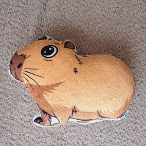 Capybara szundipajti (állatos formapárna, egyedi párna)  - otthon & életmód - babaszoba, gyerekszoba - gyerek díszpárna - Meska.hu