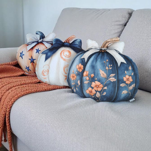 Őszi tök formapárna szett 3db-os - otthon & életmód - dekoráció - halloween - halloweeni tök - Meska.hu