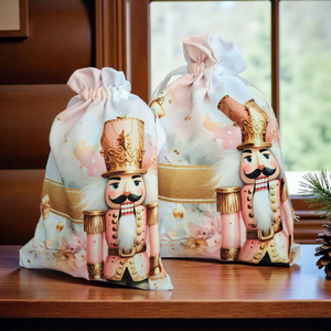 Pasztell rózsaszín-arany diótörő mikulás zsák  - karácsony - mikulás - mikulás zsák - Meska.hu Pasztell rózsaszín-arany diótörő mikulás zsák  - karácsony - mikulás - mikulás zsák - Meska.hu