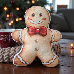 Mézi kisfiú formapárna, Karácsony, Karácsonyi lakásdekoráció, Karácsonyi manók, figurák, Fotó, grafika, rajz, illusztráció, Varrás, MESKA