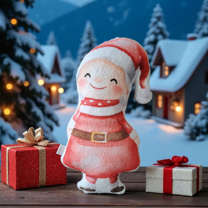 Télanyó formapárna, Karácsony, Karácsonyi lakásdekoráció, Karácsonyi manók, figurák, Fotó, grafika, rajz, illusztráció, Varrás, MESKA