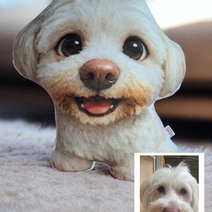 PlüssVagyok kutyus formapárna - saját fotó alapján - Meska.hu