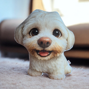 PlüssVagyok kutyus formapárna - saját fotó alapján - otthon & életmód - lakástextil - párna & párnahuzat - forma párna - Meska.hu