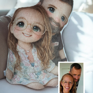 PlüssVagyok páros formapárna - saját fotó alapján - otthon & életmód - lakástextil - párna & párnahuzat - forma párna - Meska.hu