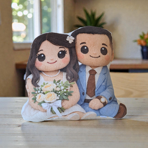 PlüssVagyok páros formapárna - saját fotó alapján - otthon & életmód - lakástextil - párna & párnahuzat - forma párna - Meska.hu