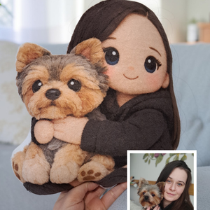 PlüssVagyok formapárna - saját fotó alapján - otthon & életmód - lakástextil - párna & párnahuzat - forma párna - Meska.hu