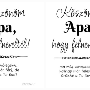 Szülőköszöntő/ köszönő ajándék - esküvő - emlék & ajándék - szülőköszöntő ajándék - Meska.hu