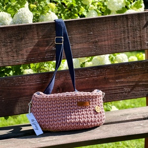 Gisey Rózsaszín crossbody - Meska.hu