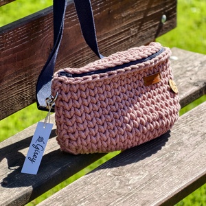 Gisey Rózsaszín crossbody - táska & tok - kézitáska & válltáska - vállon átvethető táska - Meska.hu