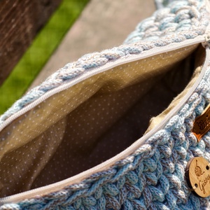 Gisey Türkíz Crossbody - táska & tok - kézitáska & válltáska - vállon átvethető táska - Meska.hu