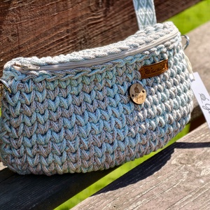 Gisey Türkíz Crossbody - táska & tok - kézitáska & válltáska - vállon átvethető táska - Meska.hu