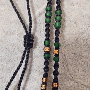 Zöld jáspis medálos nyaklánc - ékszer - nyaklánc - medálos nyaklánc - Meska.hu