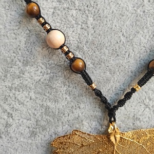 Falevél medálos nyaklánc - ékszer - nyaklánc - medálos nyaklánc - Meska.hu