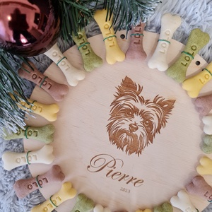 Adventi naptár kutyusoknak - karácsony - adventi díszek - adventi naptár - Meska.hu
