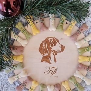 Adventi naptár kutyusoknak - karácsony - adventi díszek - adventi naptár - Meska.hu