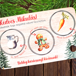 Mikulás tálca - Meska.hu