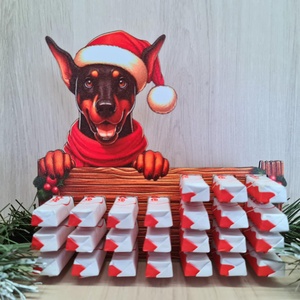 Adventi naptár kinder csokihoz - karácsony - adventi díszek - adventi naptár - Meska.hu