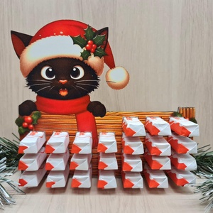 Adventi naptár kinder csokihoz - karácsony - adventi díszek - adventi naptár - Meska.hu