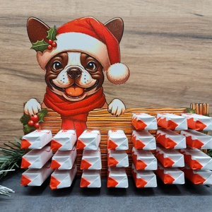Adventi naptár kinder csokihoz - karácsony - adventi díszek - adventi naptár - Meska.hu