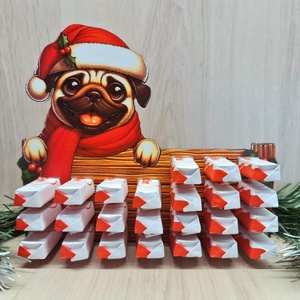Adventi naptár kinder csokihoz - karácsony - adventi díszek - adventi naptár - Meska.hu