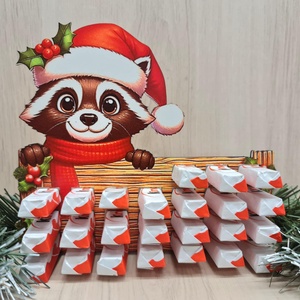 Adventi naptár kinder csokihoz - karácsony - adventi díszek - adventi naptár - Meska.hu