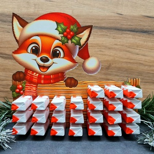 Adventi naptár kinder csokihoz - karácsony - adventi díszek - adventi naptár - Meska.hu