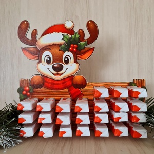 Adventi naptár kinder csokihoz - karácsony - adventi díszek - adventi naptár - Meska.hu