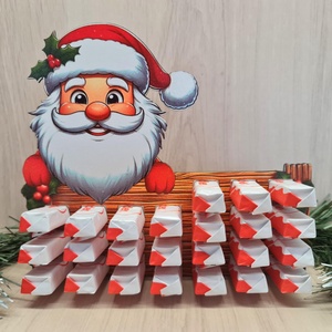 Adventi naptár kinder csokihoz - karácsony - adventi díszek - adventi naptár - Meska.hu