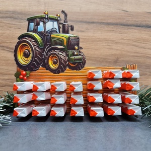 Adventi naptár kinder csokihoz - karácsony - adventi díszek - adventi naptár - Meska.hu