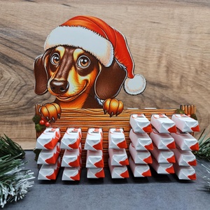 Adventi naptár kinder csokihoz - karácsony - adventi díszek - adventi naptár - Meska.hu