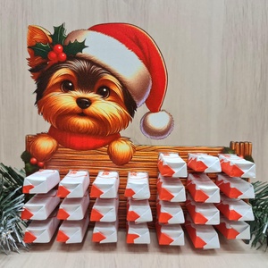 Adventi naptár kinder csokihoz - karácsony - adventi díszek - adventi naptár - Meska.hu