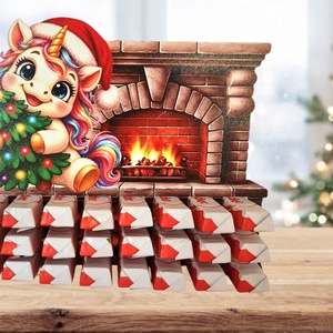 Adventi naptár kinder csokihoz - karácsony - adventi díszek - adventi naptár - Meska.hu