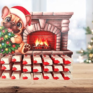 Adventi naptár kinder csokihoz - karácsony - adventi díszek - adventi naptár - Meska.hu