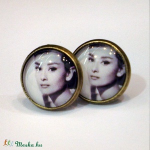 Audrey fülbevaló - Meska.hu