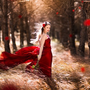 Vörös démon - tigrisszem fülbevaló - ékszer - fülbevaló - lógó fülbevaló - Meska.hu