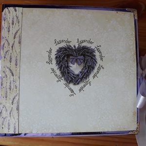 Levendulaszüret - scrapbook fotó album - Meska.hu