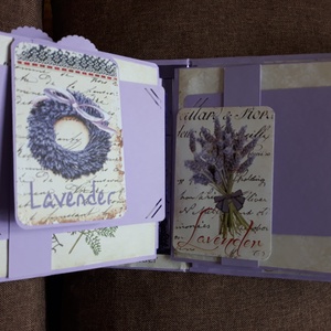 Levendulaszüret - scrapbook fotó album - művészet - más művészeti ág - Meska.hu