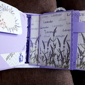 Levendulaszüret - scrapbook fotó album - művészet - más művészeti ág - Meska.hu