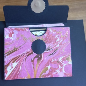 Elegáns mini fotó album - scrapbook album  - otthon & életmód - papír, írószer - album & fotóalbum - Meska.hu