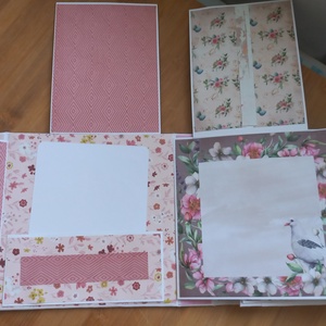 Romantikus scrapbook mini album - otthon & életmód - papír, írószer - album & fotóalbum - Meska.hu
