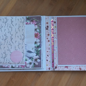 Romantikus scrapbook mini album - otthon & életmód - papír, írószer - album & fotóalbum - Meska.hu